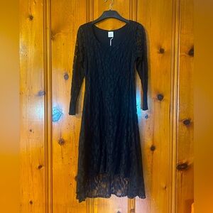Et’ Lois Black Lace Dress